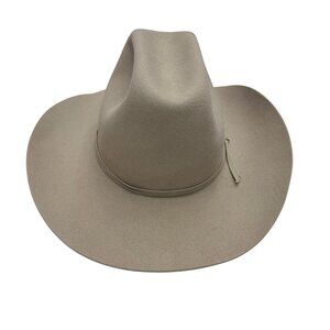 Stratton Self Forming USA Tan Brown Cowboy Hat, Size 7 1/4